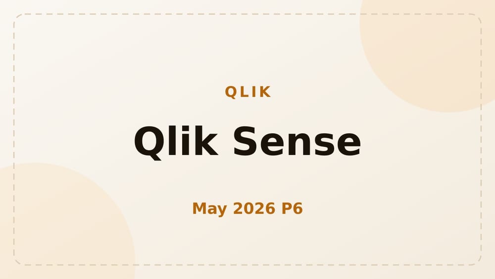 Qlik Sense Server получил шестой патч релиза May 2026