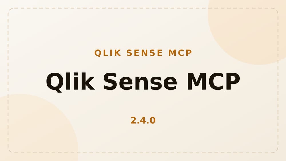 Qlik Sense MCP обновился до версии 2.4.0