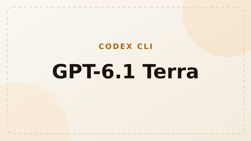 OpenAI представила GPT-6.1 Terra — новая модель для Codex CLI