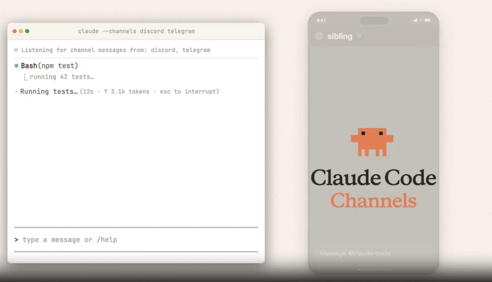 Anthropic превращает Claude Code в постоянно работающего AI-агента с новой функцией channels