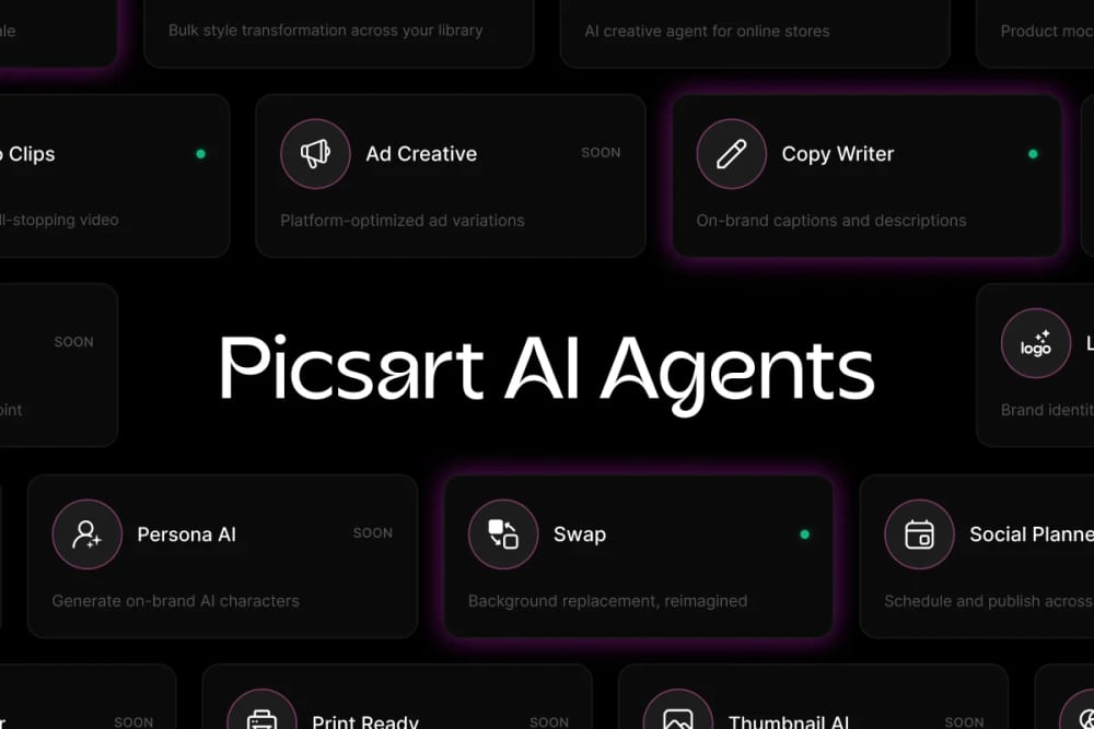 Picsart запускает маркетплейс AI-агентов: теперь креаторы могут «нанять» ИИ-ассистентов