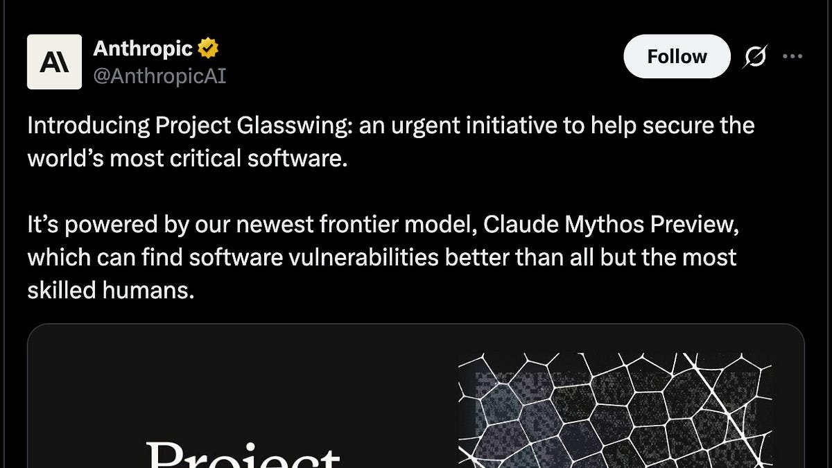 Anthropic: $30 млрд ARR, Project Glasswing и Claude Mythos — первая модель со времён GPT-2, которую сочли слишком опасной для выпуска