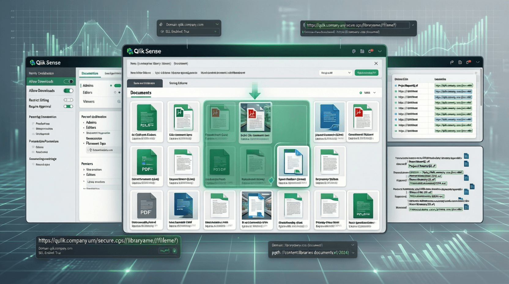 Скачиваем документы(файлы) из Qlik Sense library